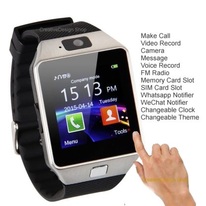 Jam Tangan Digital Sim Kad Telefon Android