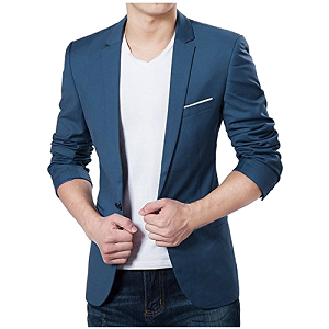 Blazer Pejabat Bisnes Slim Kasual Lelaki Hensem