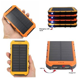 power bank solar perkhemahan hutan camping