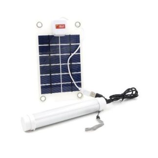 lampu solar panjang panel bateri pelbagai fungsi