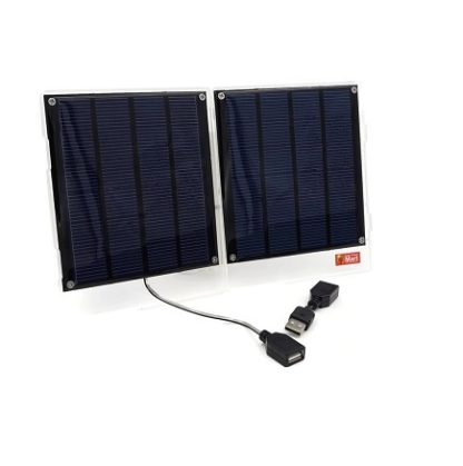 solar panel 4W USB Power bateri simpan tenaga elektrik