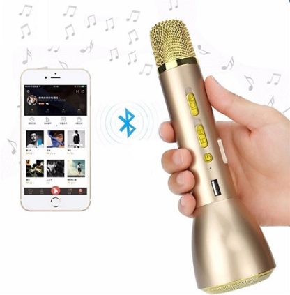 mikrofon karaoke KTV Microphone bluetooth speaker pembesar suara