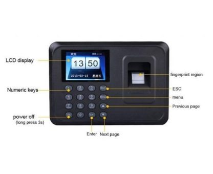 Fingerprint Office punch card cap jari pekerja pejabat