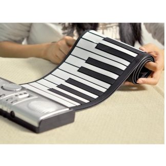 s12 piano fleksibel elektronik keyboard boleh lipat 61 key alat muzik lagu
