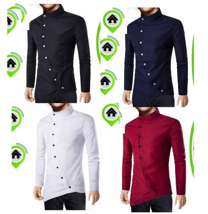 tt117qw2 kemeja lelaki baju kurta moden men shirt popular